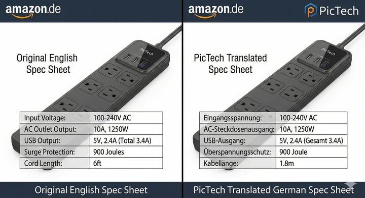 多语言参数表翻译演示
